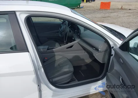 2023 Hyundai Elantra Hybrid Blue from USA, damaged, VIN KMHLM4AJ0PU044675